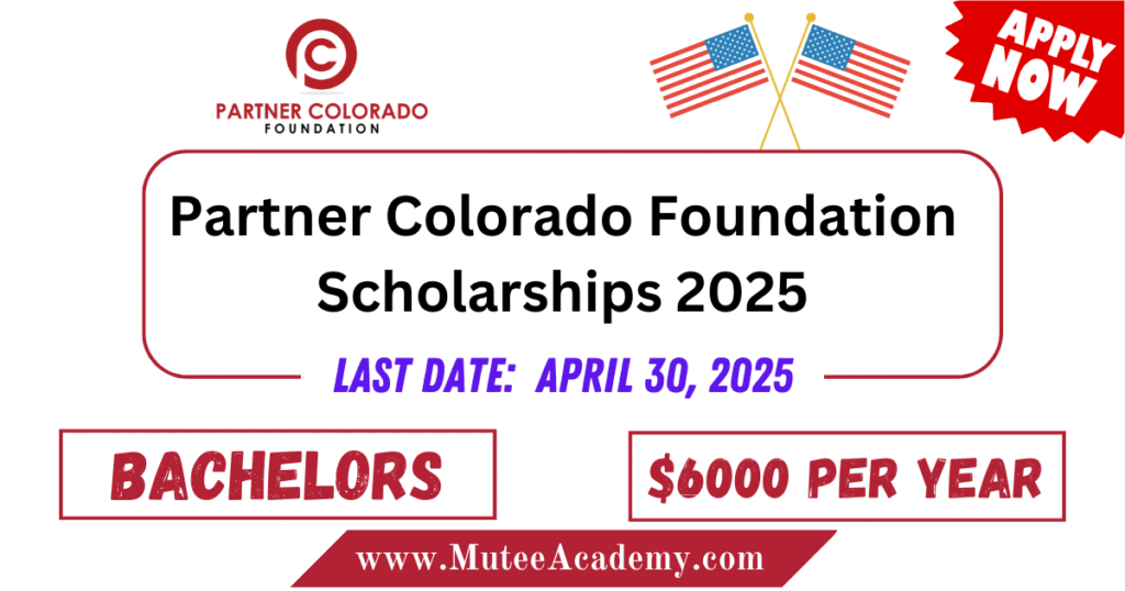 Partner Colorado Foundation Scholarships 2025