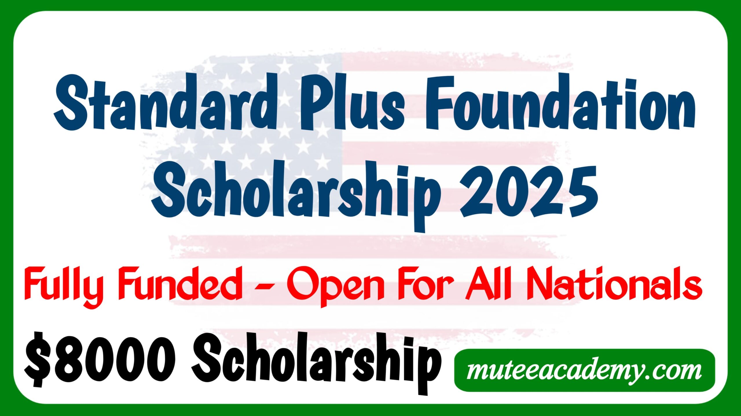 Standard Plus Foundation Scholarship