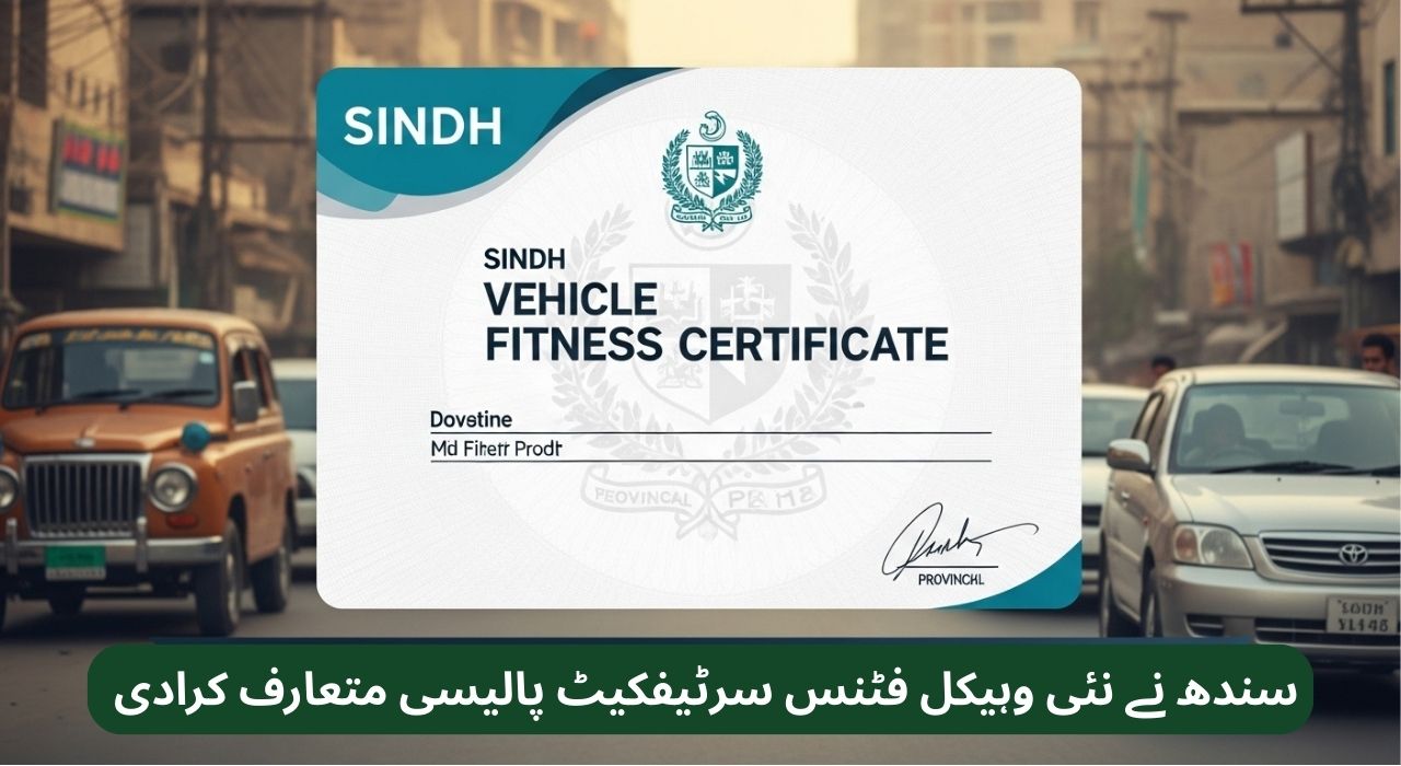Vehicle Fitness Certificate Sindh Introduces New Vehicle Policy