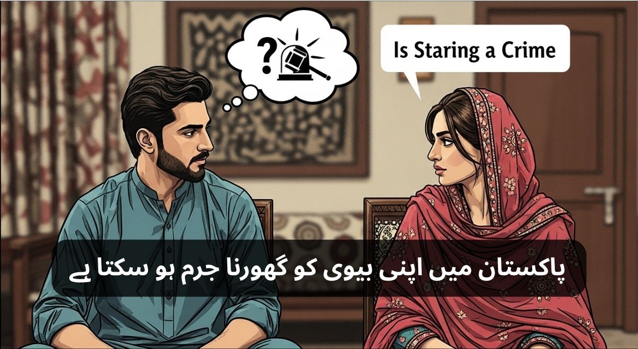 پاکستان میں اپنی بیوی کو گھورنا جرم ہو سکتا ہے