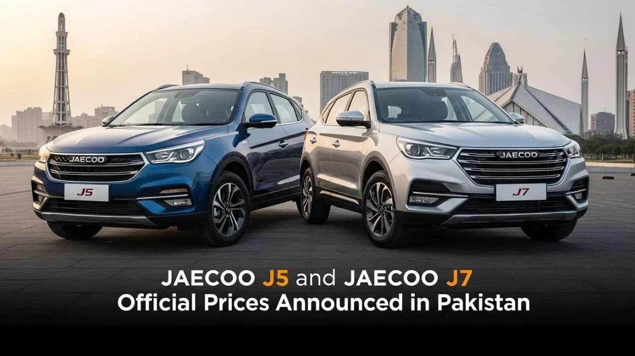 Jaecoo J5, J6, And J7 Official Prices Announced In Pakistan